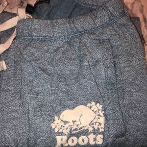 Blue roots pants